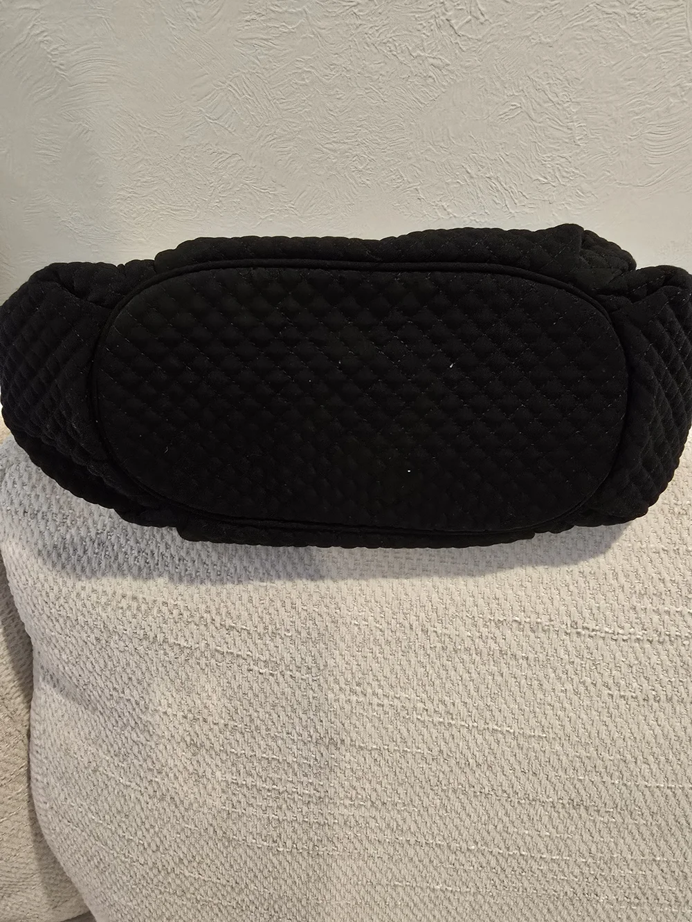Vera Bradley Black Quilted Tote Shoulder Bag